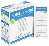 Biofarmacja bioMagnez 300 mg + bioPotas 300 mg