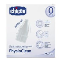 Chicco Physio Clean Końcówki Zapasowe koncowki do Aspirator do nosa