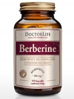 Doctor Life  Berberine  Berberyna 500mg  100 kapsułek