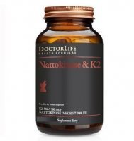Doctor Life Nattokinase 100mg+ witamina K2 Mk-7 100mcg, 60 kapsułek