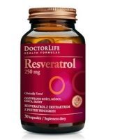 Doctor Life Rosveratrol 250mg z ekstraktem z pestek winogron, 30 kaps