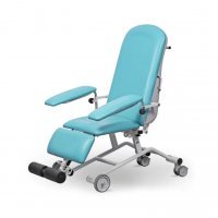 Fotel zabiegowy FoZa Basic Mobil Fotel zabiegowy z podnóżkiem mobilny