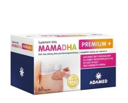 MamaDHA PREMIUM Plus, 60 kapsułek