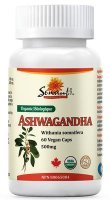 Organic Ashwagandha 60 V-kaps. ekstrakt 5:1