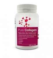 Pure Collagen - kolagen morski z elastyną i antyoksydantami 120 Kapsułek