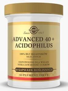 SOLGAR Advanced 40+ Acidophilus 60 Kapsułek