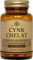 SOLGAR Cynk chelat aminokwasowy, 100 tabletek