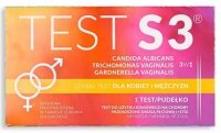 TEST S3 - test antygenowy wykrywający trzy patogeny (zakażenia intymne) : Candida, Gardnerella, Trichmonas