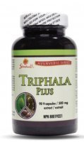 Triphala Plus, ekstrakt, 90 kapsułek
