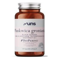 UNS Pluskwica groniasta + BioPerine 60 k