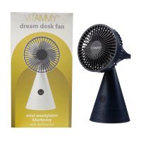 VITAMMY dream desk fan granatowy Mini wentylator biurkowy