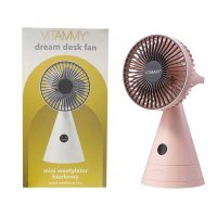 VITAMMY dream desk fan różowy Mini wentylator biurkowy