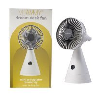 VITAMMY dream desk fan szary Mini wentylator biurkowy
